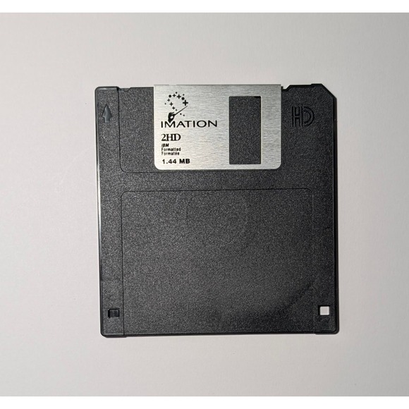 Imation 2HD 10 Pack 3.5-inch IBM Formatted High Density Diskettes +1 2HD Maxwell - Picture 9 of 12